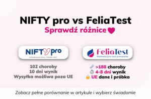 Porównani testu NIFTY pro vs FeliaTest
